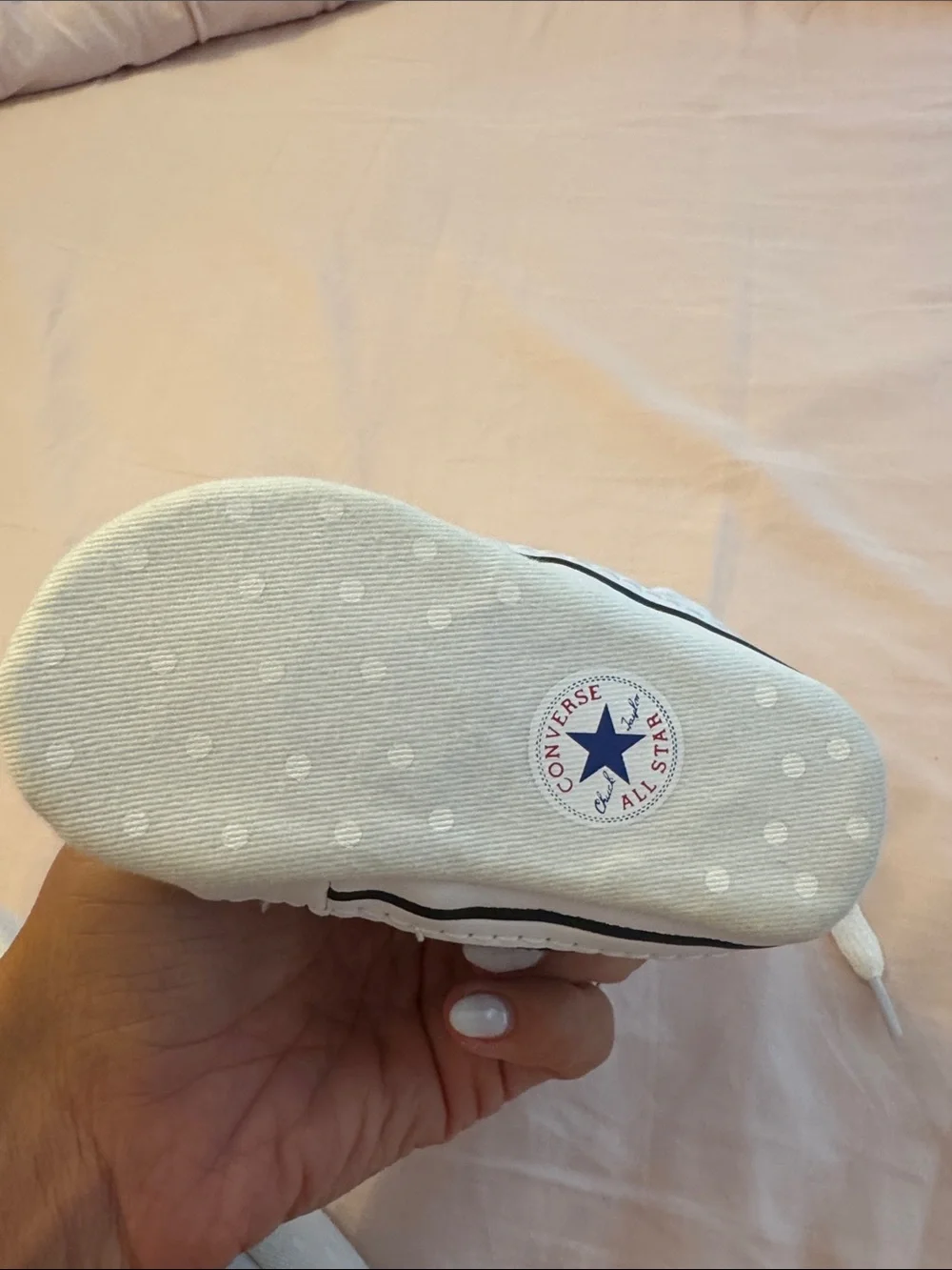 Converse all star sneakers for baby’s size 3 - great condition.